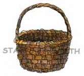 H-15 Med. Round Ash Basket